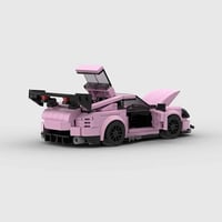 Image 5 of Porsche 911 GT3 RS Building Set (Pink)
