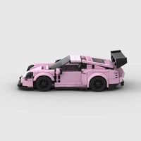 Image 2 of Porsche 911 GT3 RS Building Set (Pink)