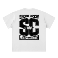 Image 2 of "SECCO CREW WHITE" T-SHIRT