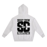 Image 2 of "SECCO CREW GREY" HOODIE