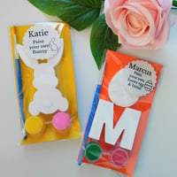 Image 3 of Handmade paint your own shapes, Paint your own Magnet,Kids Craft Activity, Kids Party Bag Filler 
