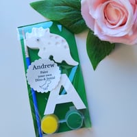 Image 4 of Handmade paint your own shapes, Paint your own Magnet,Kids Craft Activity, Kids Party Bag Filler 