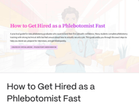 Image 3 of The Phlebotomy Hiring Playbook: How to Get Hired as a Phlebotomist FAST!