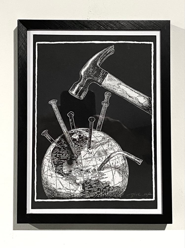 Image of 'hammered' original collage