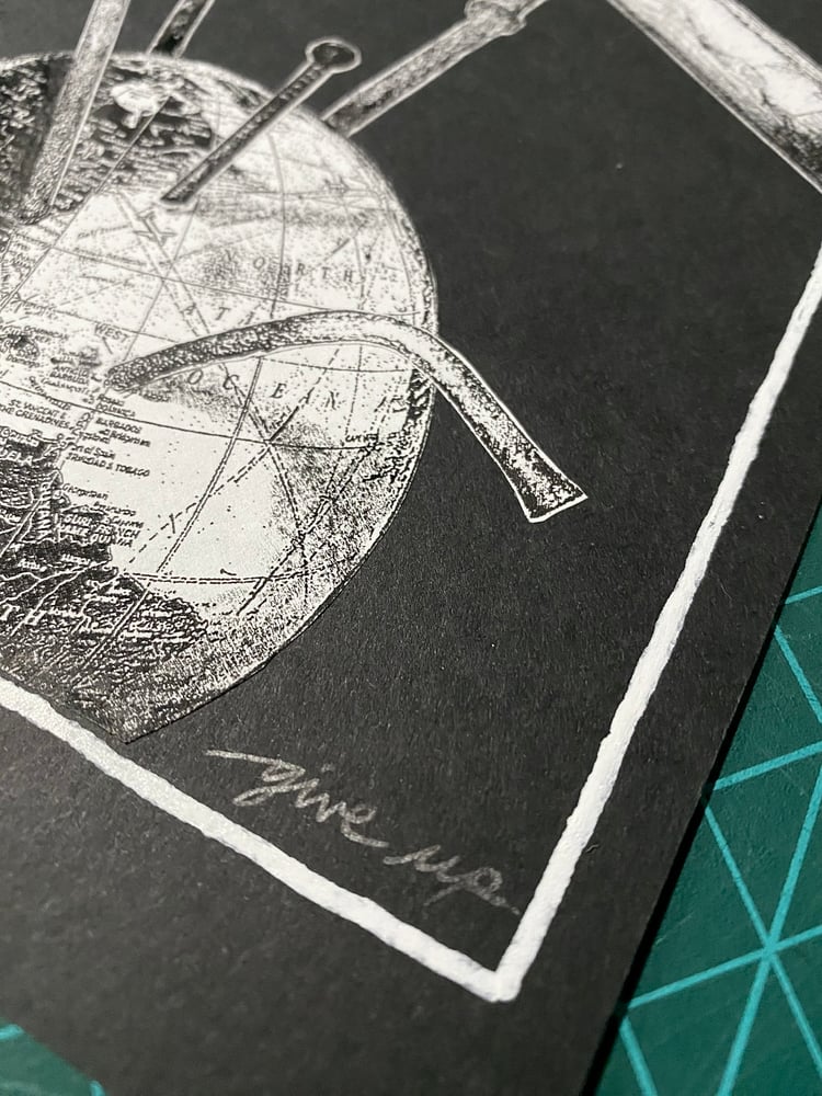 Image of 'hammered' original collage