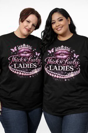 Image of 2026 THICK N LUVLY LADIES T-SHIRT 