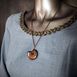 Image of Ammonite Fossil Necklace