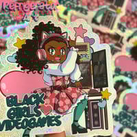 Image 3 of Blerdy Girl Stickers & Magnets [2026 Version]