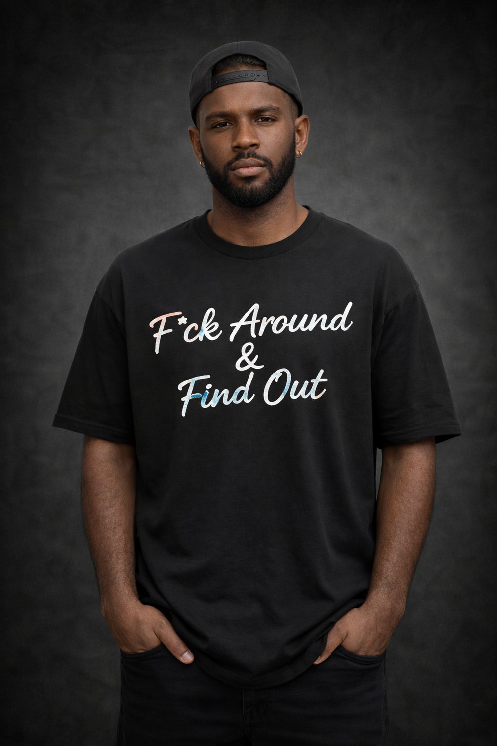 Image of F*ck around & find out t-shirt black