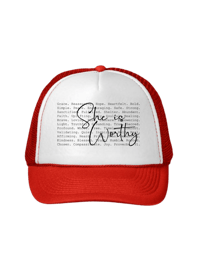 Image 1 of "She Is Worthy"