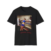 Image 1 of Wrestling Podcast Tee — "Catch the Action, featuring Devon D'Amo"