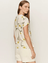 Image 3 of Perfect Tee in Lemon Meadow