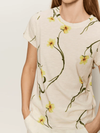 Image 4 of Perfect Tee in Lemon Meadow