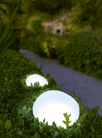 Image 1 of Solar Glass Pebble Light