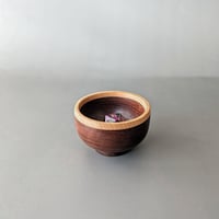 Image 3 of Altar Bowl - Walnut & Canarywood 2.625 " x 1.625"
