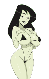 Shego Front pinup sticker  3.5 inches or  9cm
