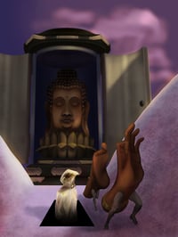 Birth - Maldvies series, Cotton rag art print