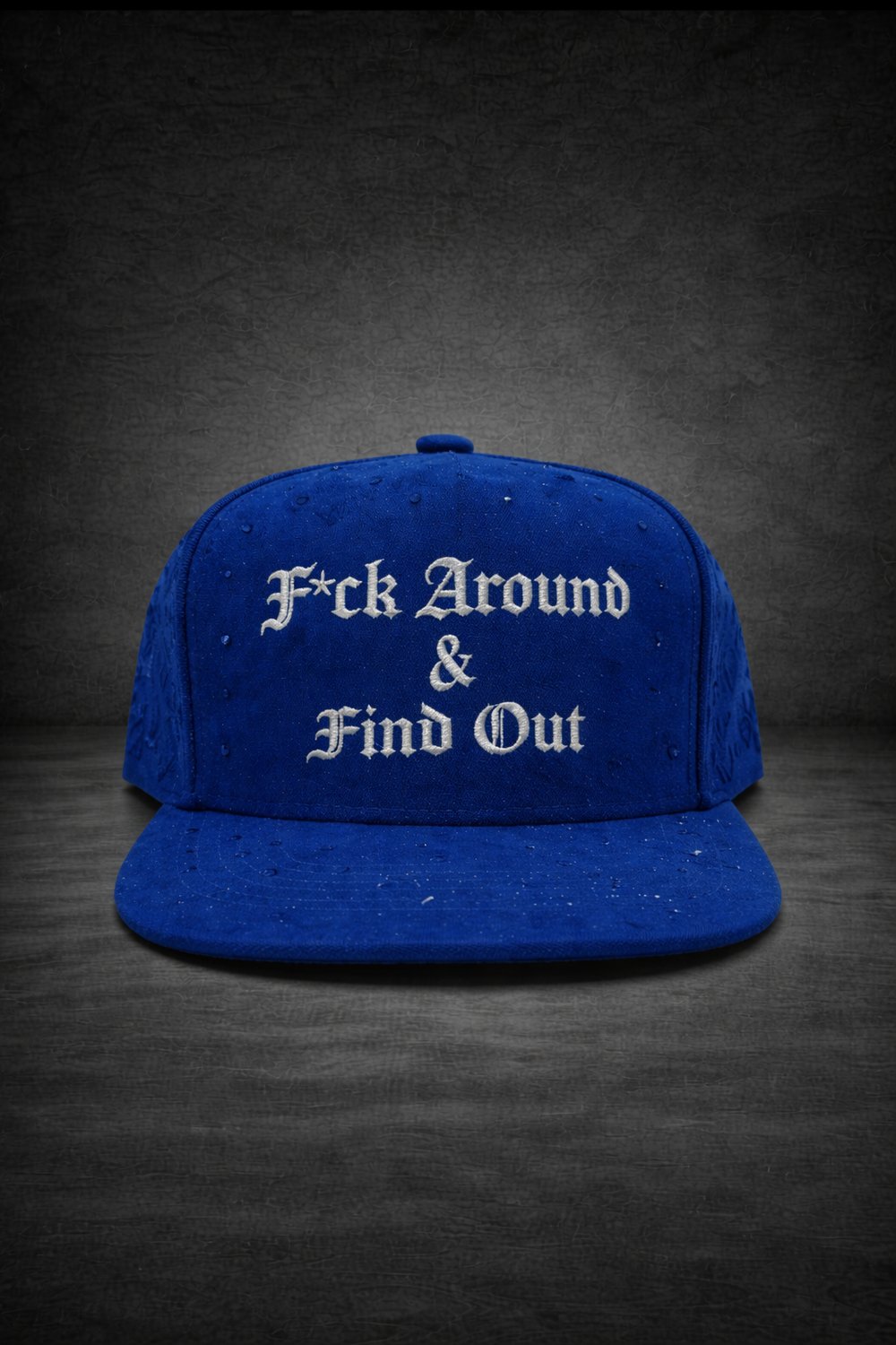 Image of F*ck Around & Find Out gem SnapBack blue