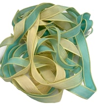 Image 2 of 1PC. KEY WEST 42" hand dyed wrist wrap bracelet silk ribbon//Yoga wrist wrap bracelet ribbon