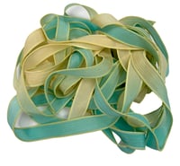 Image 6 of 1PC. KEY WEST 42" hand dyed wrist wrap bracelet silk ribbon//Yoga wrist wrap bracelet ribbon