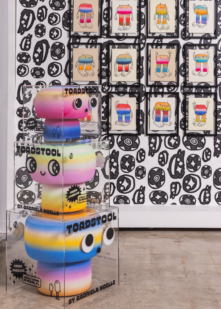 Image of "Fresh Produce" Toadstool Acrylic Collector's Case 