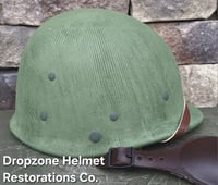 Image 5 of  Repro WWII Hawley M2 Airborne Helmet liner Rayon Webbing. 