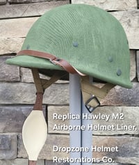 Image 1 of  Repro WWII Hawley M2 Airborne Helmet liner Rayon Webbing. 
