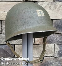 Image 4 of WWII 2nd Ranger Battalion, Captain. M-1 Helmet. 