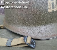 Image 5 of WWII 2nd Ranger Battalion, Captain. M-1 Helmet. 