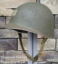 Image 2 of WWII 2nd Ranger Battalion, Captain. M-1 Helmet. 