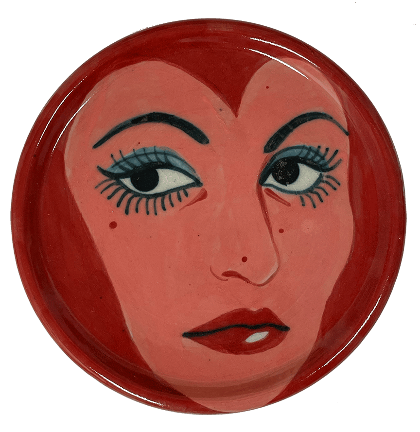 Image of Queen of Hearts small plate