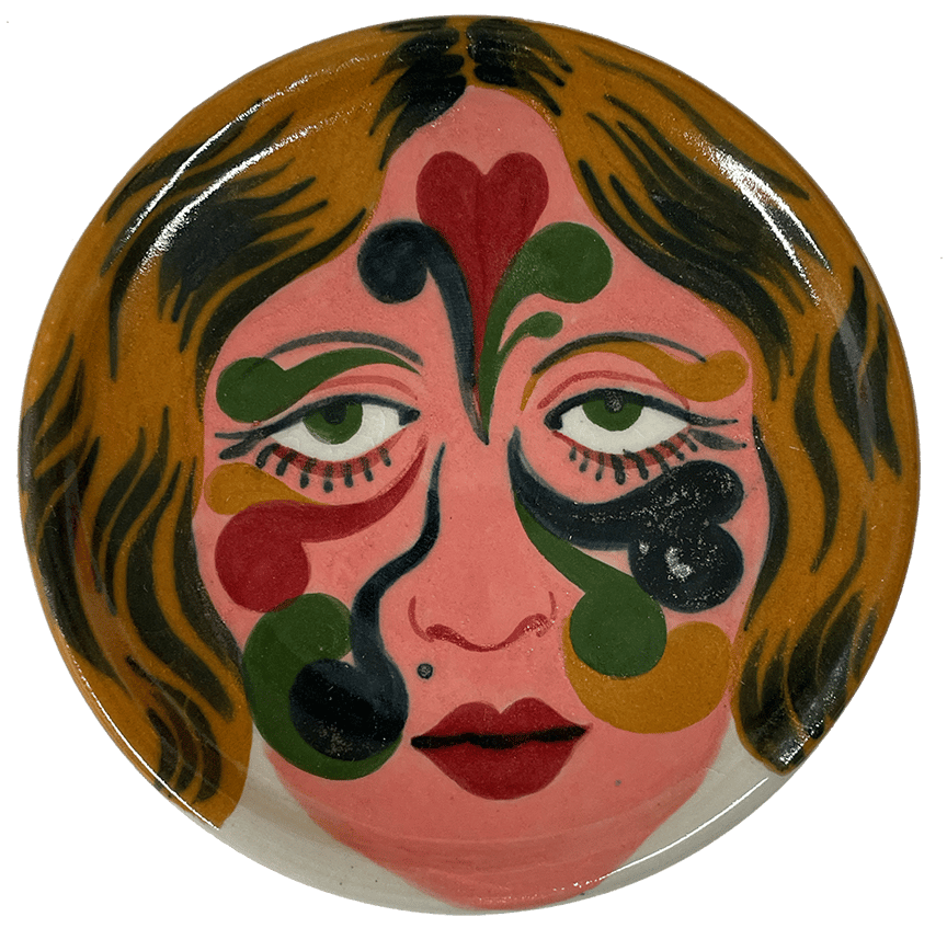 Image of Face Paint small plate
