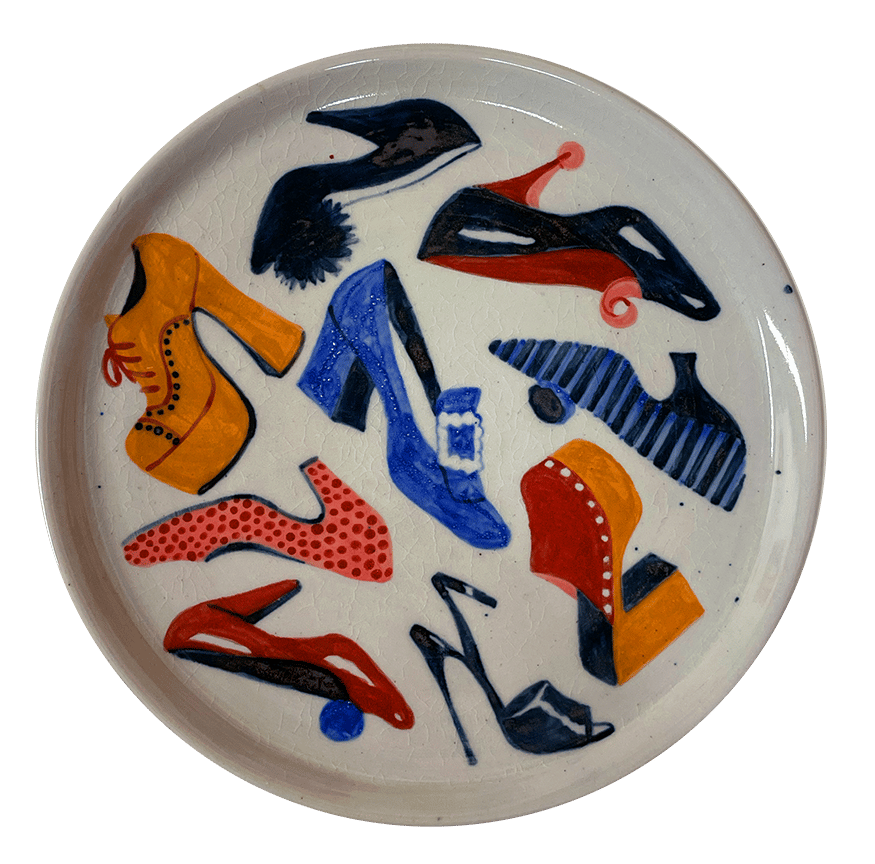 Image of Shoes large plate