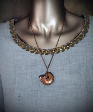 Image of Ammonite Fossil Necklace