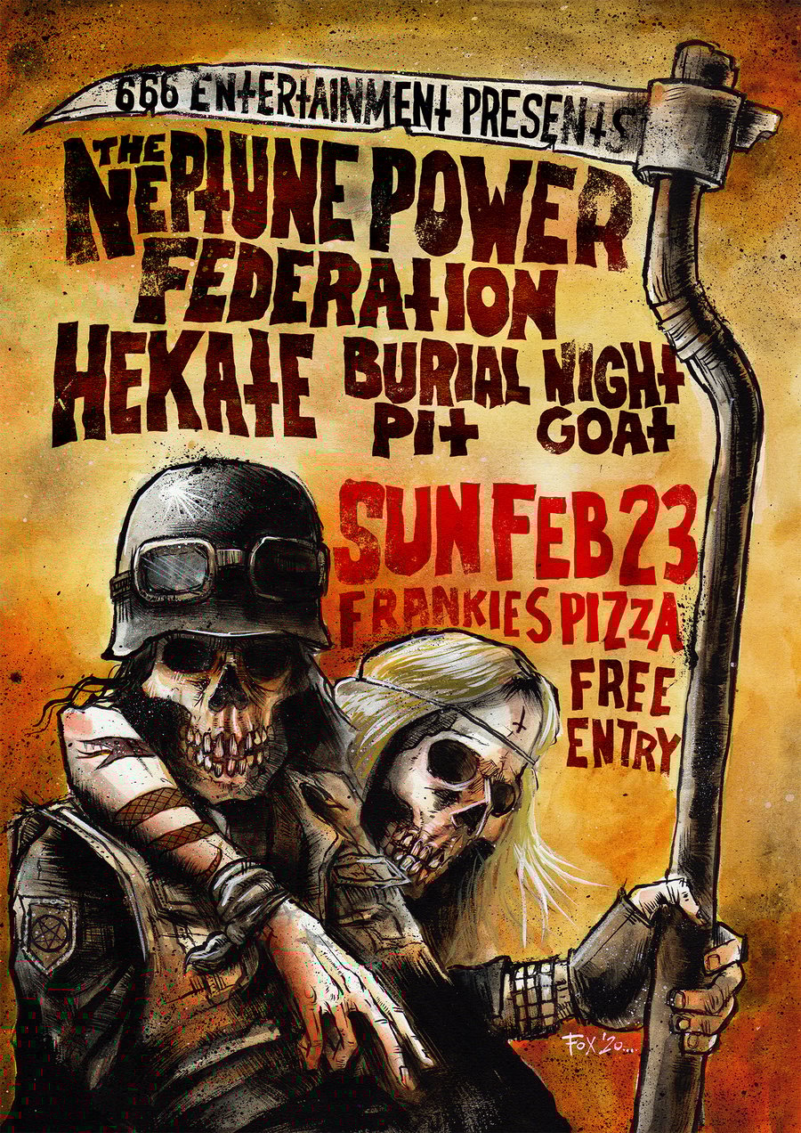 Image of TNPF Gig Poster Art Print 01