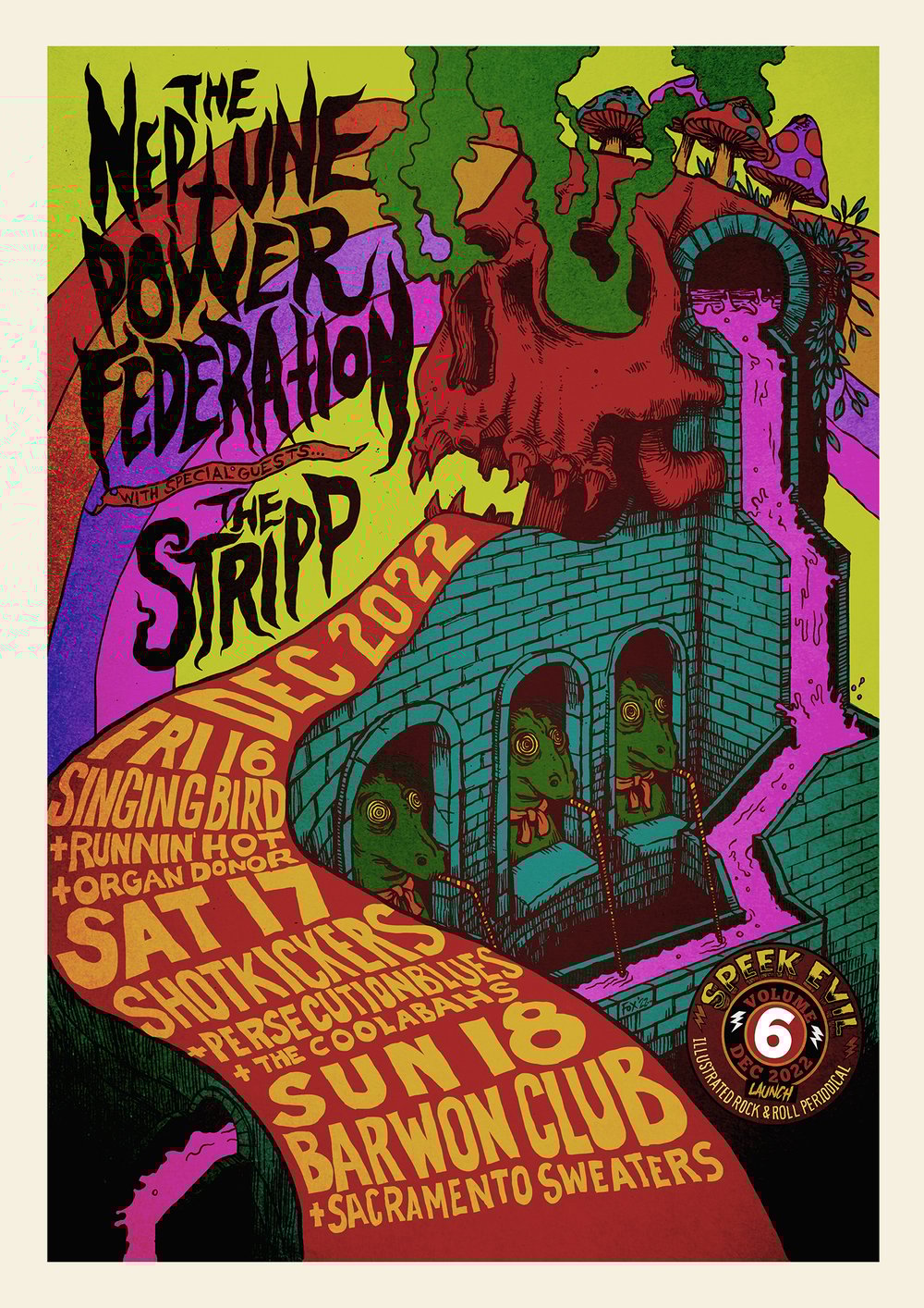 Image of TNPF Gig Poster Art Print 02