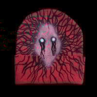 Image 1 of Ghost Beanie (Red)