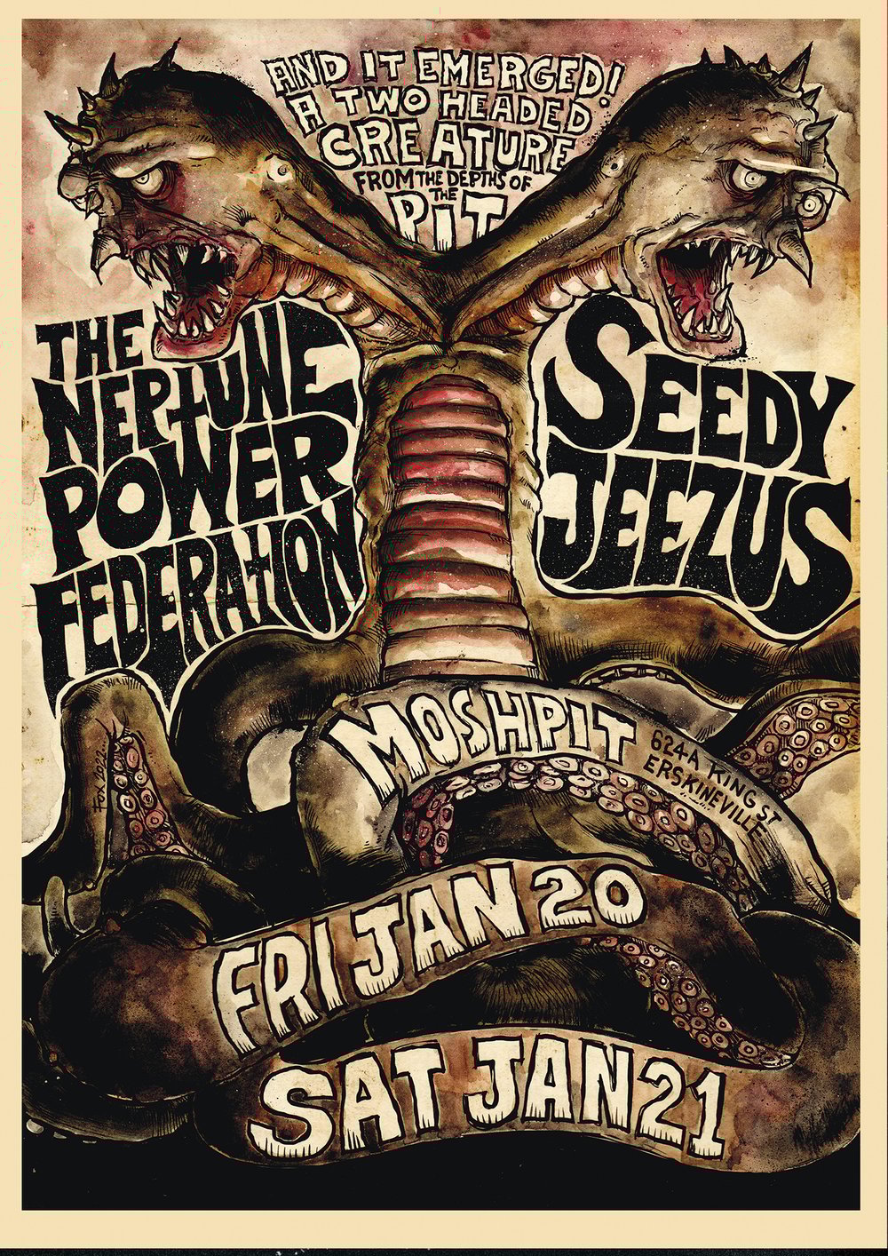 Image of TNPF Gig Poster Art Print 10