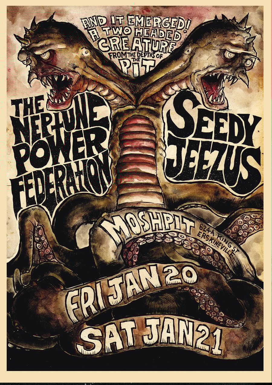 Image of TNPF Gig Poster Art Print 10