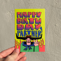 Image 2 of Happy Birthday Partner Card