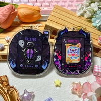 Image 2 of Flins and Durin Lenticular Tamagotchi Keychain 