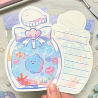 Image 2 of Mola Mola In a Soap Bottle Letter Set 🐟🌊 