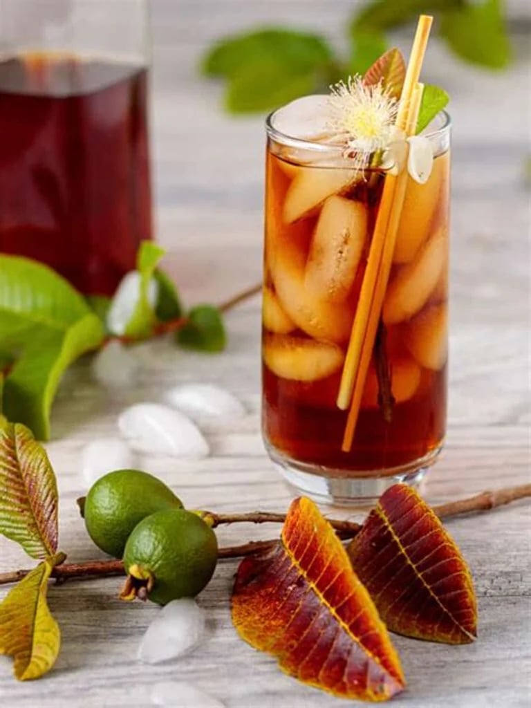 BERRY LEAF TEAS. RASPBERRY. GUAVA. 