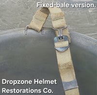 Image 8 of WWII US Army Helmet, 4 Panel Medic. M1 Helmet.