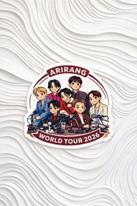 Image 1 of BTS Inspired Arirang Word Tour Sticker (Single)
