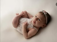 Image 1 of White knit Mohair Romper 