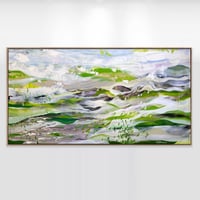 Image 1 of ‘Fields of moving Light’ - 184x94cm FRAMED