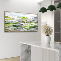 Image 4 of ‘Fields of moving Light’ - 184x94cm FRAMED