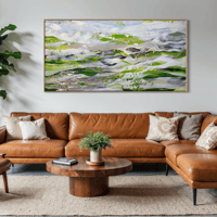 Image 7 of ‘Fields of moving Light’ - 184x94cm FRAMED