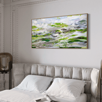 Image 9 of ‘Fields of moving Light’ - 184x94cm FRAMED